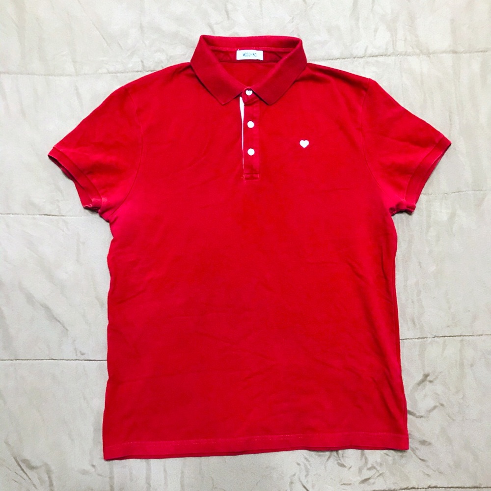 Moschino Red Polo Shirt